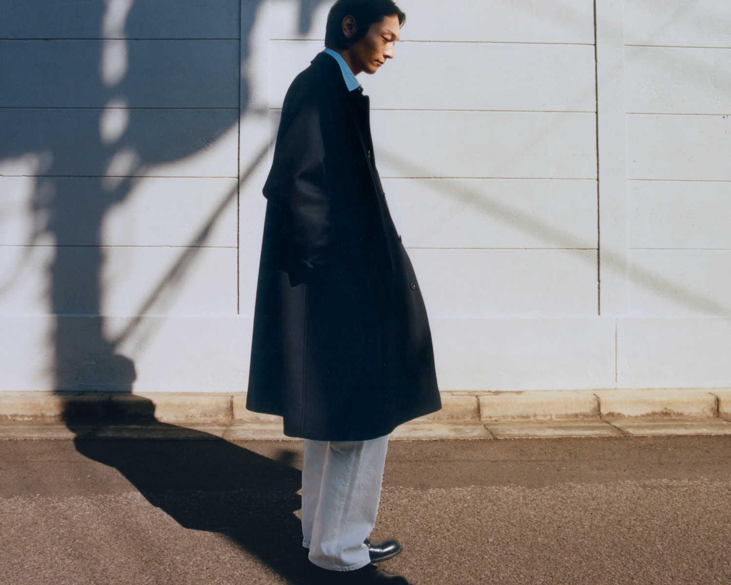 靴 KAPTAIN SUNSHINE Phigvel HilltribeSandal Kaptain Sunshine 5P Zipper Front Denim Pants Indigo Vintage